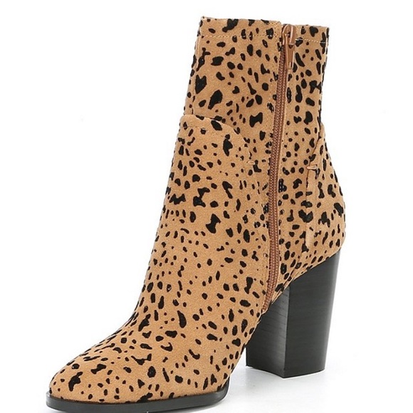 💥HP💥🆕Gibson & Latimer Lessonii Leopard Booties - Picture 2 of 9